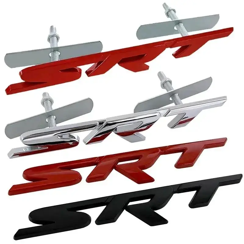 Car Front Grille Sticker Emblem Accessories For Dodge SRT Durango Ram Charger Viper Challenger Caliber Avenger Nitro Hellcat view 5