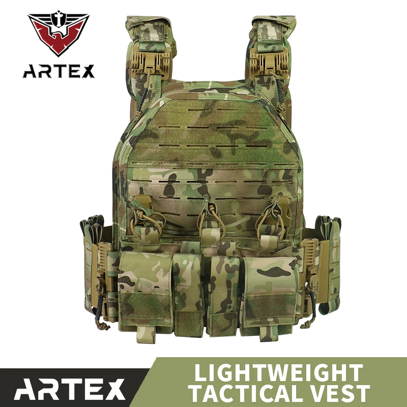 Artex Tactical Vest Outdoor Hunting Protective Adjustable  Airsoft Carrier Combat Army Equipment