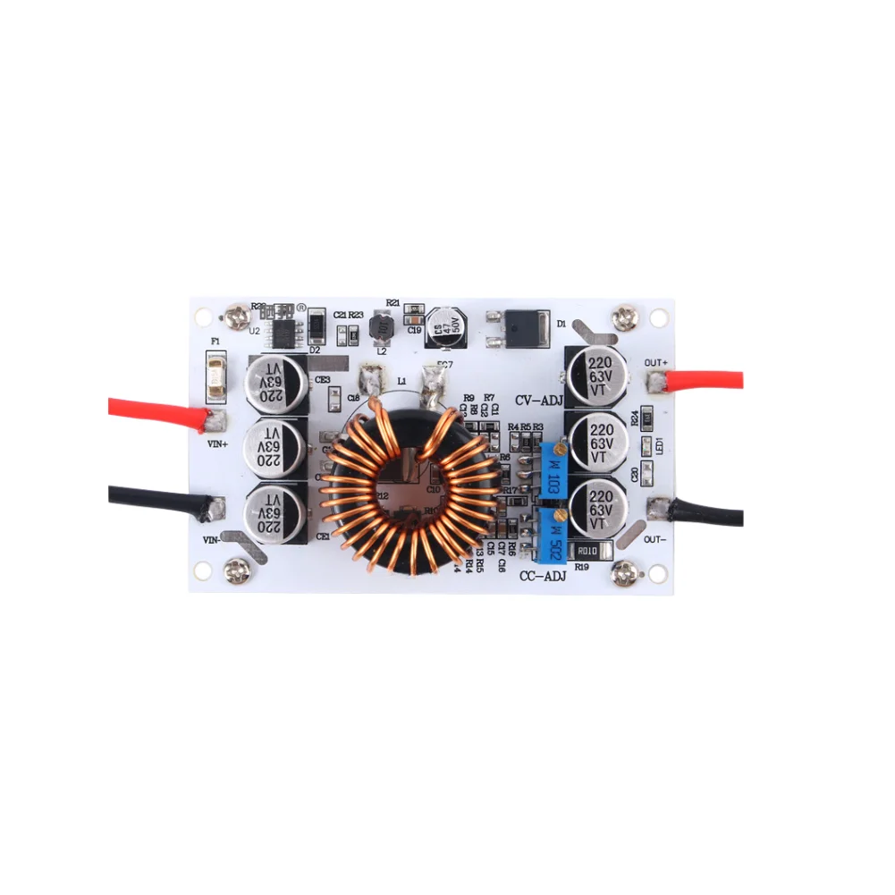 600W for boost Converter Module Designed for Custom Adaptation Using 10V-60V DC Input Sources and 12V-60V Output