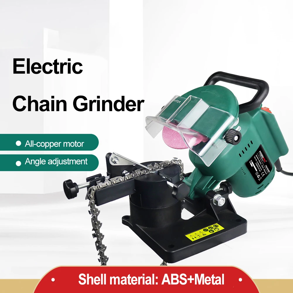 

220W Chainsaw Blade Sharpener Portable Chain Saw Sharpening Machine Angle Adjustable 8500RPM for Grinding Chains