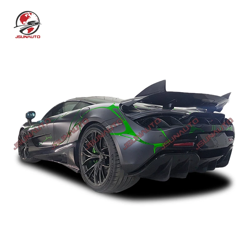 For McLaren 720s Top Style Carbon Fiber Body Kit Rear Trunk Wing For 720s 2017-2021 Auto Accessorie Free Shipping