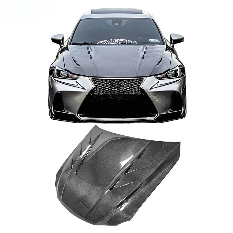 

2013-2019 for IS250 Is300 Is350 Upgraded MBJ Style Carbon Fiber Perforated Engine Hood Auto Accessories Hot Selling HOOD