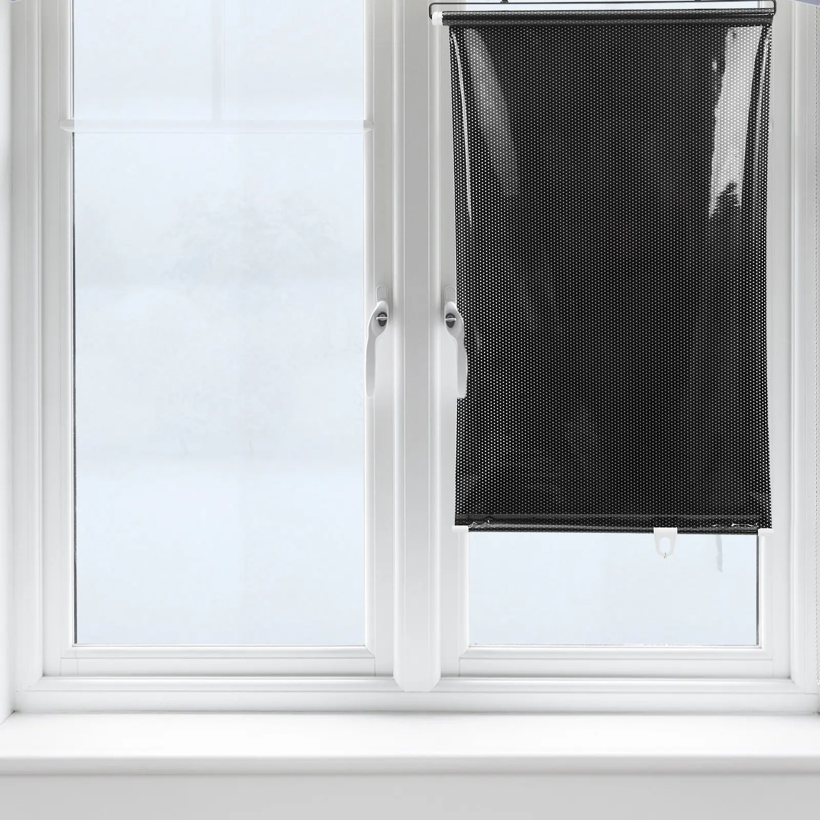 Household Kitchen Blackout Window Shade Nail Free Suction Cup Telescopic Design Privacy Protect Sun Block Home Curtain