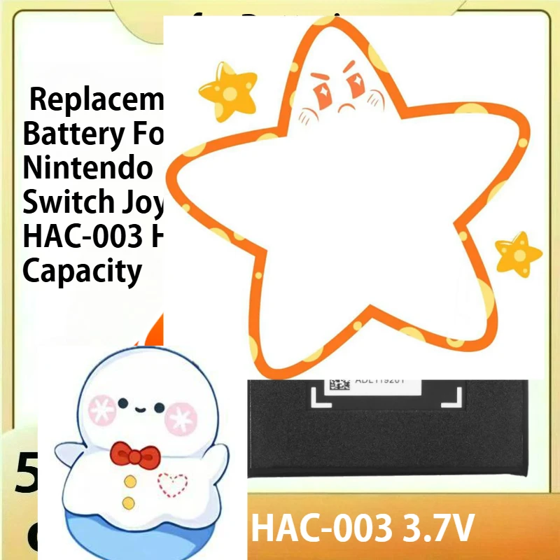 

4310mAh Replacement Battery For Nintendo Switch Joy-Con HAC-003 High Capacity