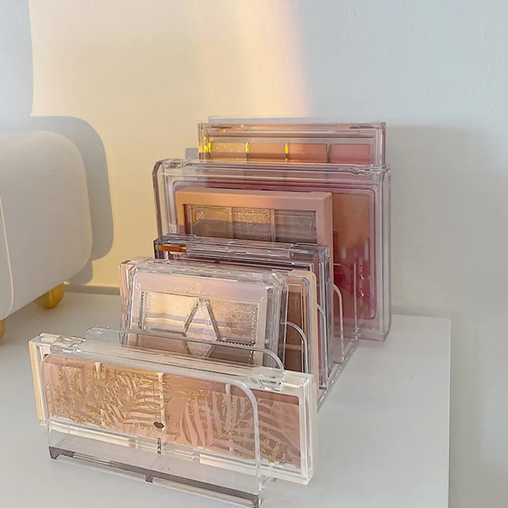 

Rack Clear Makeup Organizer Premium Safe Material Wear Resistant Practical Design Store Cosmetics Neat Orderly Multi