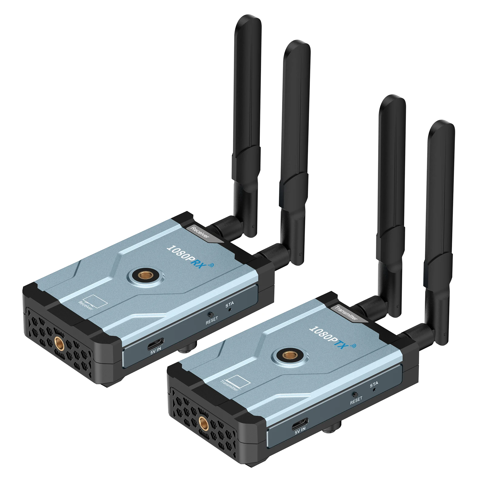 

Беспроводной HDMI-передатчик и приемник 1080P, дальность 500 м, беспроводной HDMI-удлинитель для подключения одного устройства к нескольким (для ноутбука, PS5, Xbox, камеры, проектора)