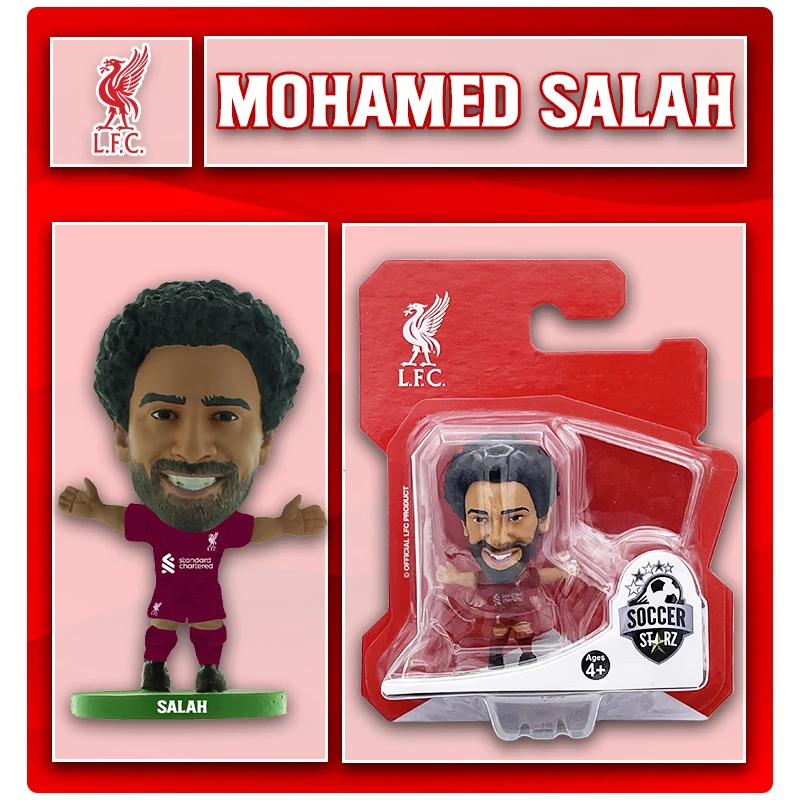 Oficial Liverpool F.C. Figuras de fútbol de 5cm, kit de 2022 a 23, modelo SoccerStarz, regalo