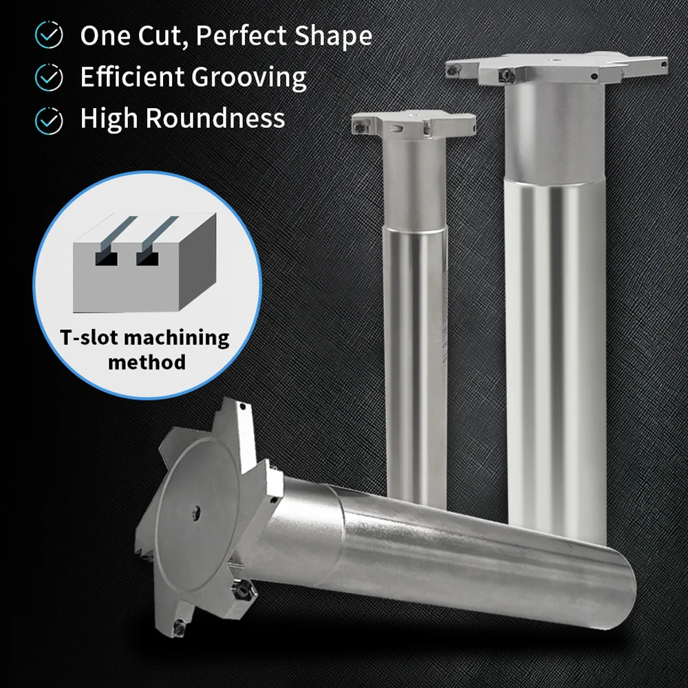 MTS Three-Sided CNC Milling Cutter Holder Straight Shank Anti-vibration Milling Cutter Holder CNC Machining Center MTS-20-H5-C12
