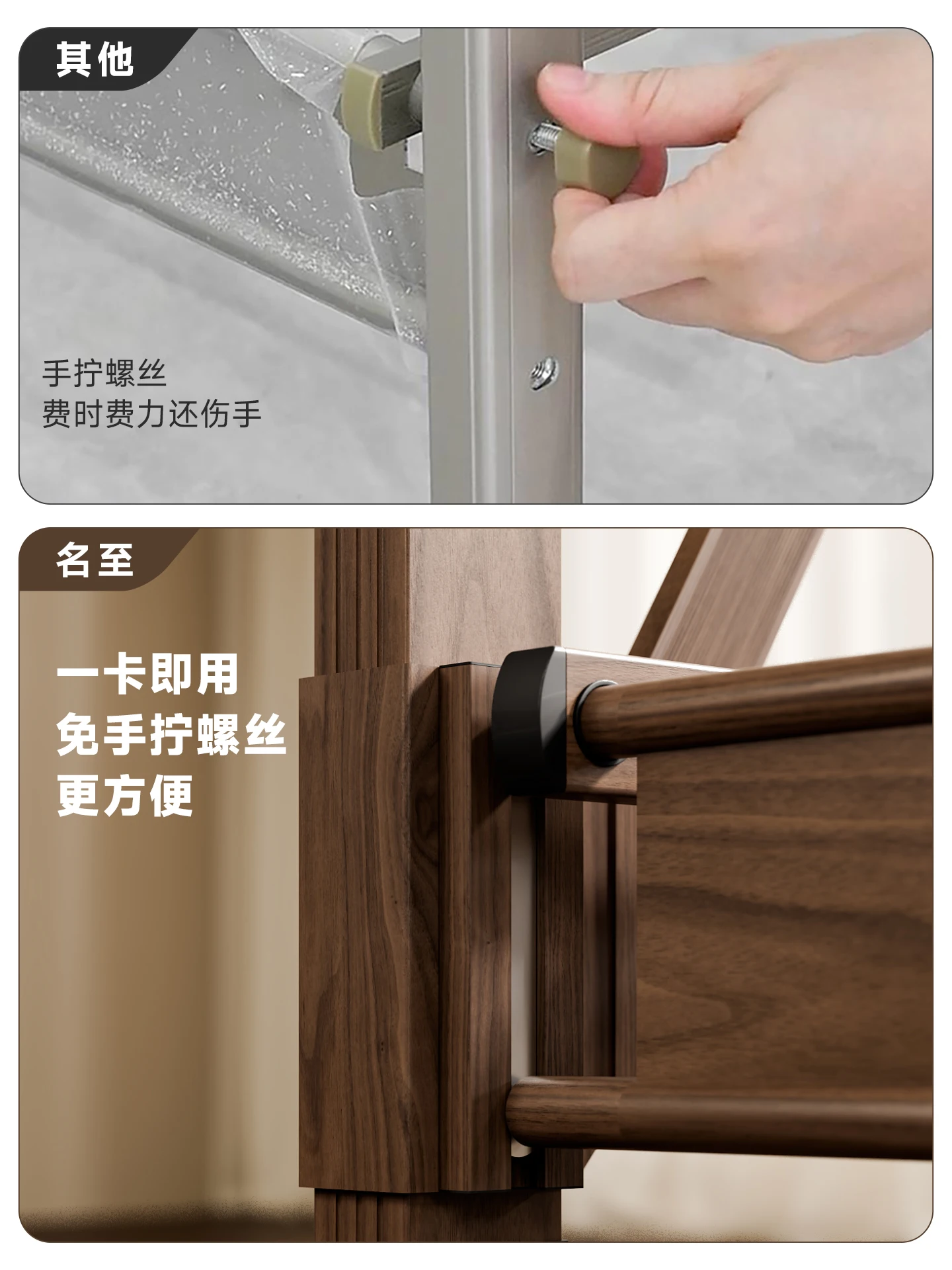 Clothes drying rack Floor-to-ceiling balcony Home indoor antique style drying rack Villa lifting and lowering quilt