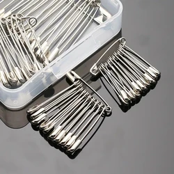20 Pcs/Lot Nickel Plated Anti-rust Paper Clips Home Multipurpose Paper Clips Stationery Pins Safety Pins to Secure Clothes