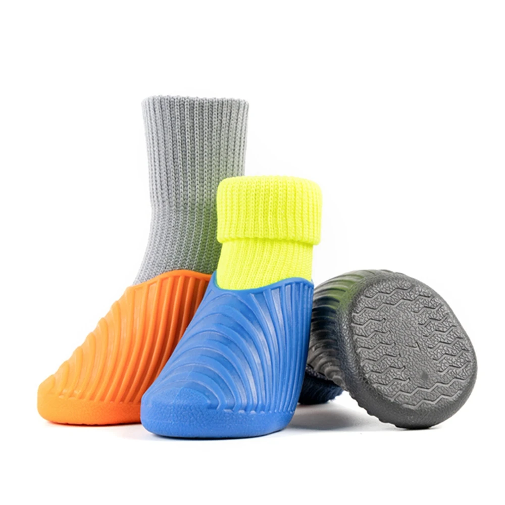 4 stuks outdoor hondenlaarzen hondenschoenen pootbeschermer comfortabele waterdichte schoenen antisliplaarzen voor kleine, middelgrote en grote honden katten