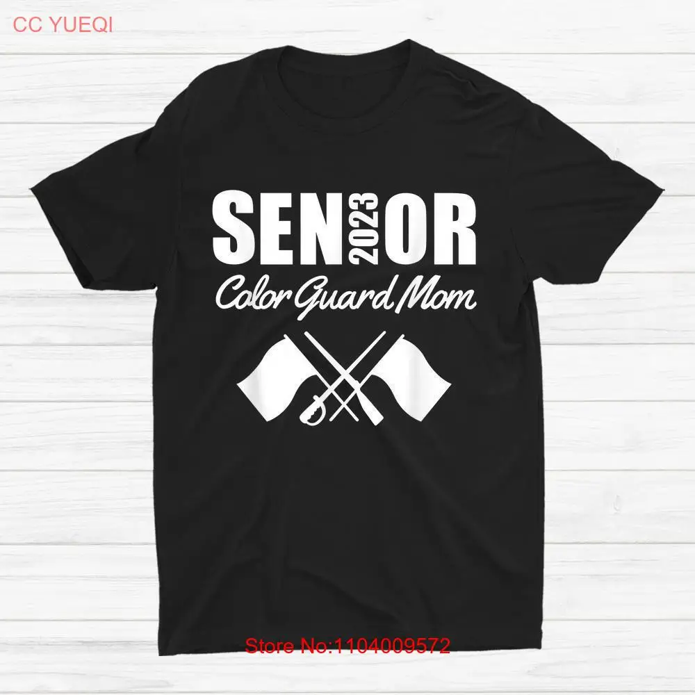 2023 Senior Color Guard Mom Flag Marching Band Parent Helper T-shirt Size S-5XL