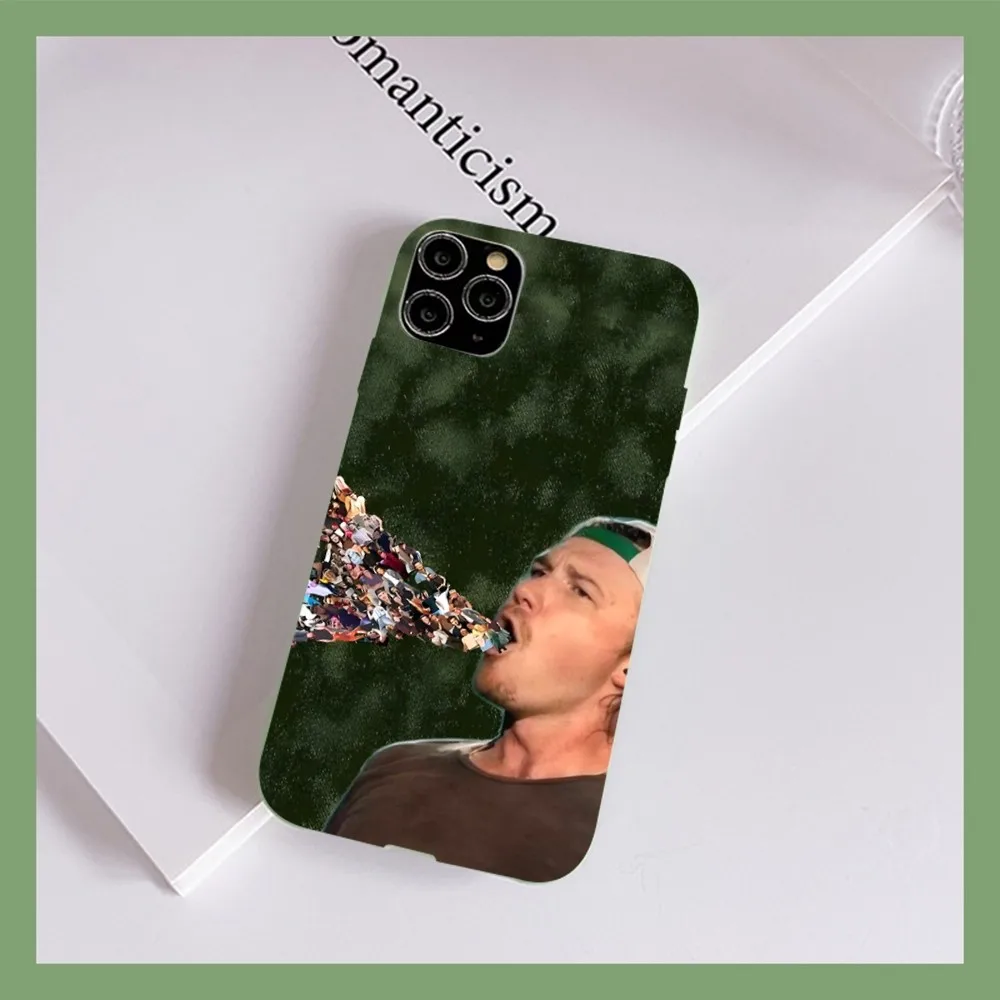 M-Morgan Wallen Phone Case for iPhone 14 11 12 13 Mini Pro Xs Max 8 7 6 6S Plus X XR Solid Candy Color Case