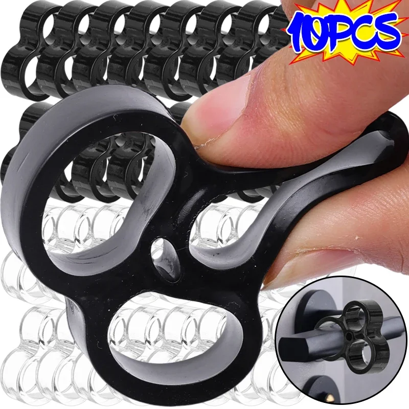 1/10 pçs batentes de porta silicone maçaneta da porta buffer proteção parede maçaneta pára-choques móveis protegidos crash pads anéis à prova de choque