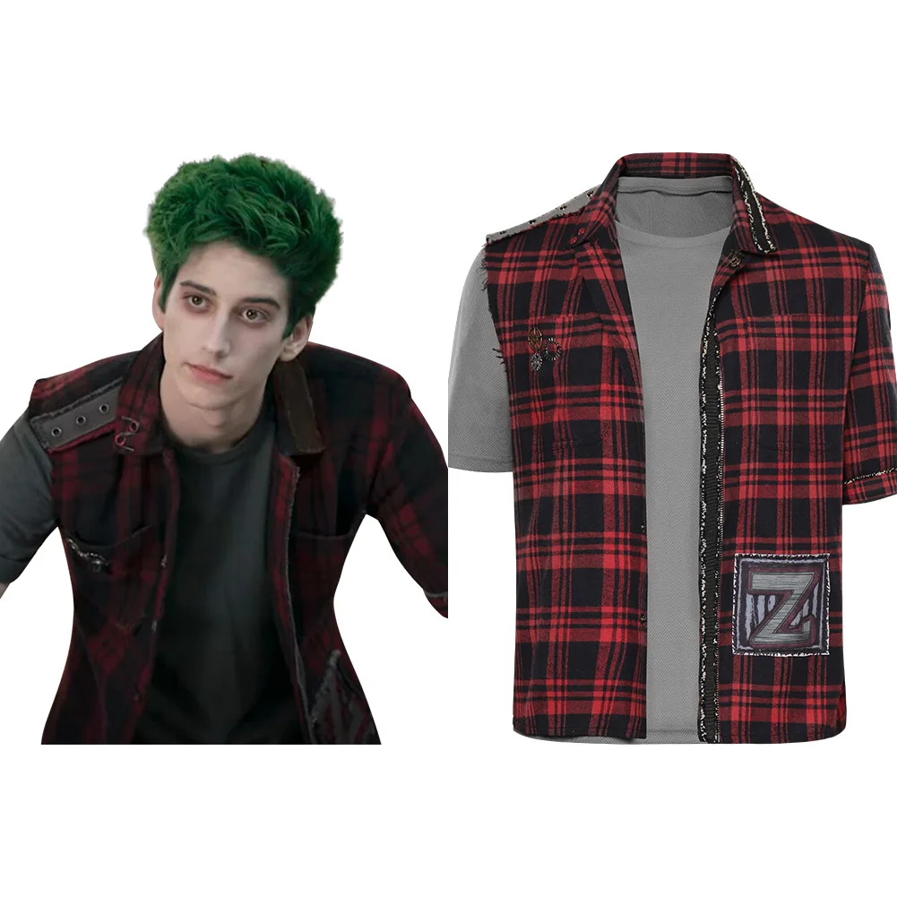 Zombies 3 Zed Cosplay CostumeT-shirt Coat Outfits Halloween Carnival Suit