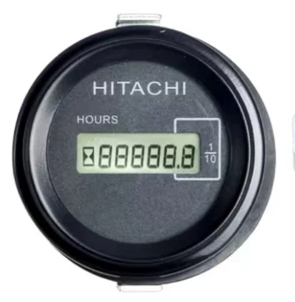 Round square Hour Meter Counter Timer Generator Diesel Petrol Engine Excavator for volvo hyundai Komatsu hitachi XCMG