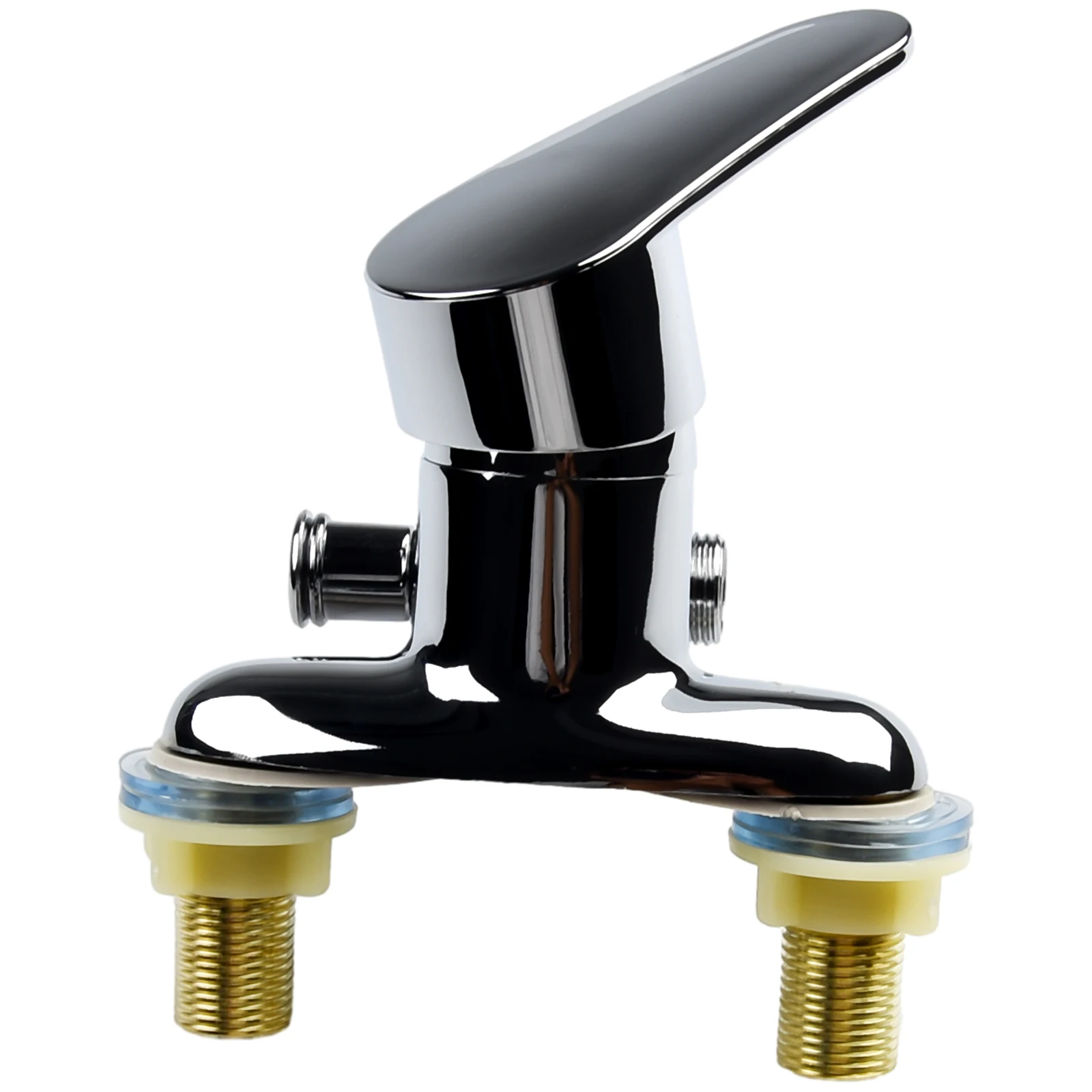 1pcs Basin Hot & Cold Water Mixer Tap Bathroom Kitchen Faucet Zinc Alloy Side Open 2 Ways With Copper Ceramic Spool Faucet