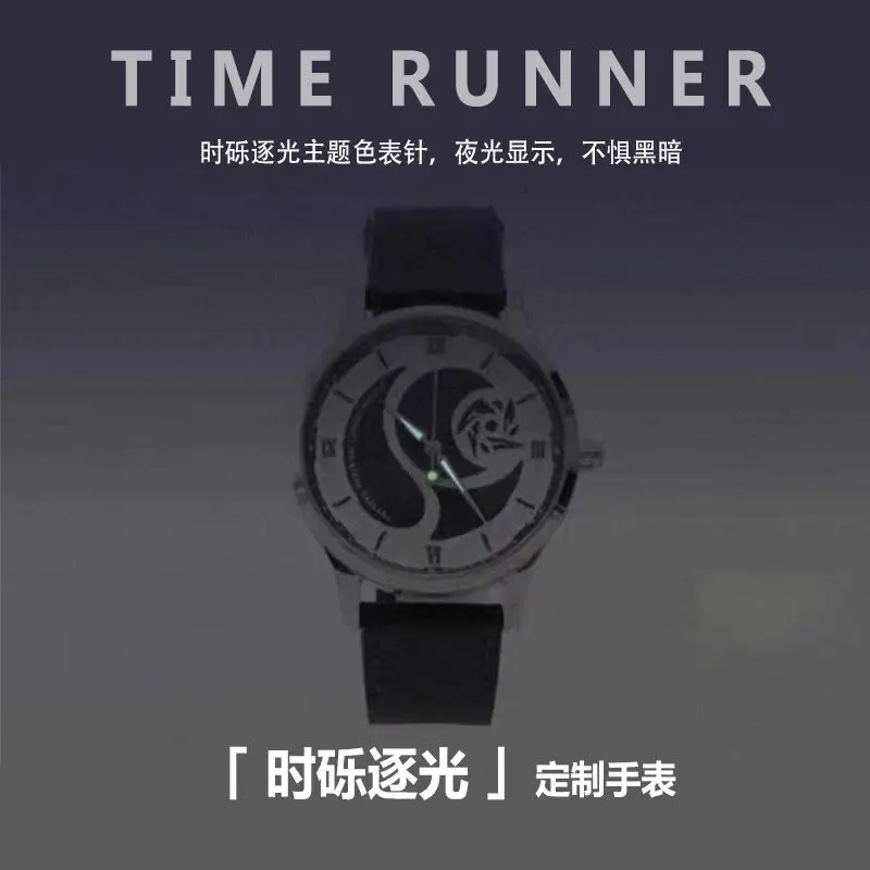Anime Honkai Impact 3 Wrist Watch Kiana Kaslana Mechanical Watch Time Runner PU Band Gravel Light Wristwatch For Kid Gift