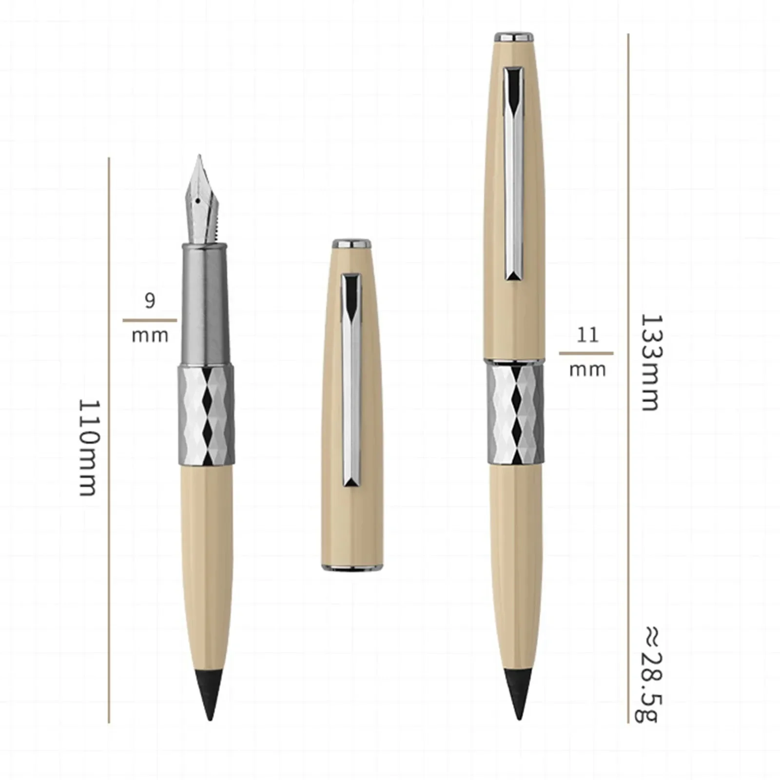 Imagem -02 - Mahohn Multifuncional Caneta-tinteiro f Nib com Nib Lápis Escrita Universal Desenho Papelaria Material de Escritório Escolar N102