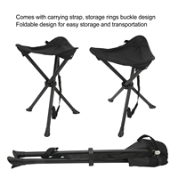 Folding Tripod Stool 600D Oxford Cloth Foldable Chair 200KG Load Bearing Anti Fall Good Stability Anti Slip for Picnics