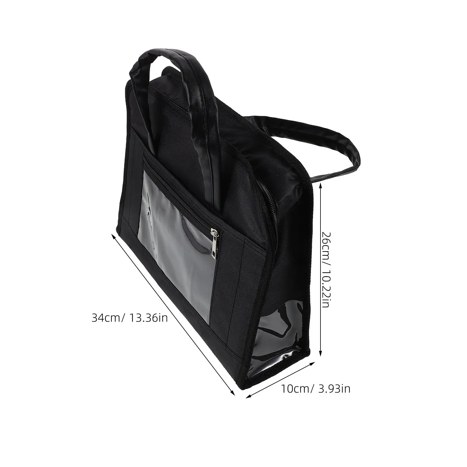 Oxford Document Tote Bag Combination Lock Briefcase Portable File Organizer Laptop Passport Secure Carrying Business Meeting - view 2