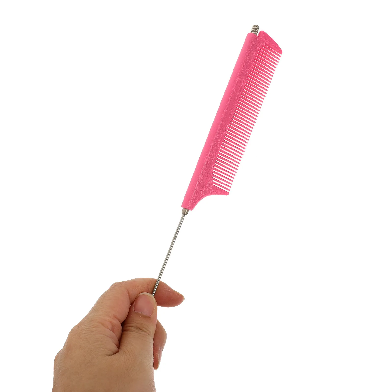 

1Pcs Premium Pintail Hairdressing Comb Retractable Design Smooth Rounded Teeth for All Hair Types Salon Barber Home Use Plastic