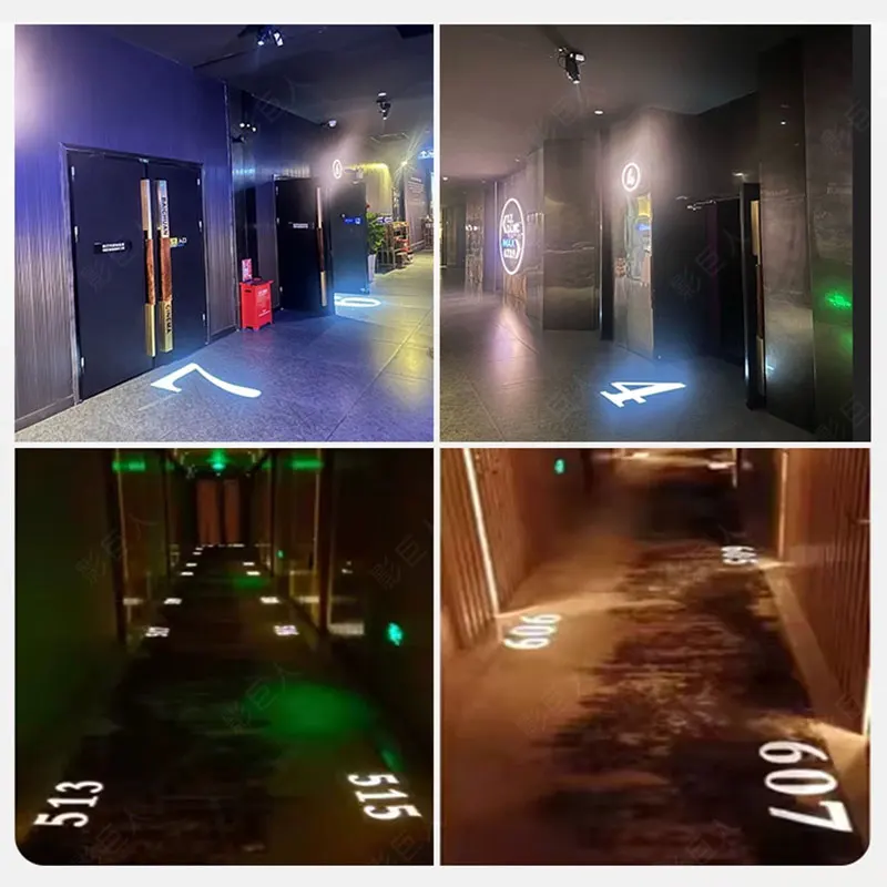 HD LED Embedded Logo Projector Lamp for Storefront Cafe Restaurant - Easy Recessed Installation Projection Lighting