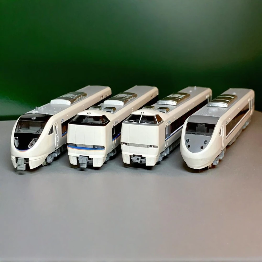 KATO N Type 1/160 Scale Model Train 681 Series Thunderbird Egret 10-2152 10-2153 9-carriage Powered Train Set Boys Toy Gift
