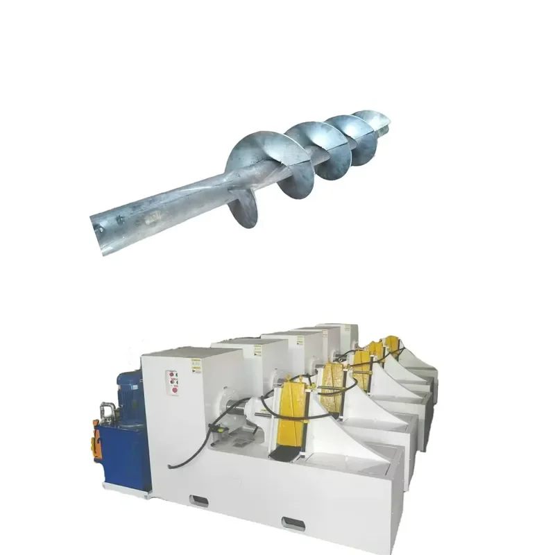 New Screw Cold Rolling Mill Machine Hydraulic Section Spiral Blade Forming Construction Steel Material Bearing Motor 11kw 2