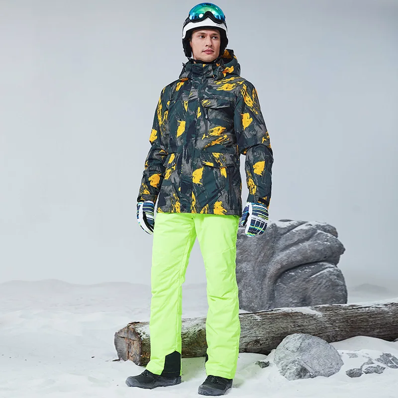 بدلات تزلج دافئة للرياضات الشتوية من Cattreasure للرجال والنساء بدلات تزلج مقاومة للرياح ومقاومة للماء لبدلات التزلج على الجليد #6