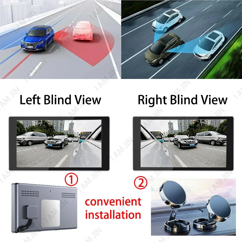 جديد CMS سيارة كاميرا الرؤية الخلفية العمياء مساعد عكس نظام احتياطية كاميرا جانبية شاشة IP68 مقاوم للماء AHD شاشة ذكية #3