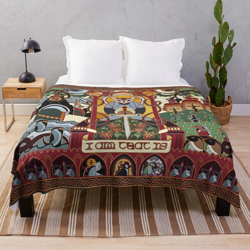 

Redwall Tapestry - Martin The Warrior - I AM THAT IS Throw Blanket Kid'S Luxury Throw Thermal Blankets