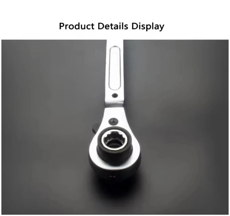 1pc 8 in 1 Dog Bone Ratchet Wrench Set, Double-Sided Automatic, Adjustable Steel, Multifunctional, Very Useful, for Easy Work image 5
