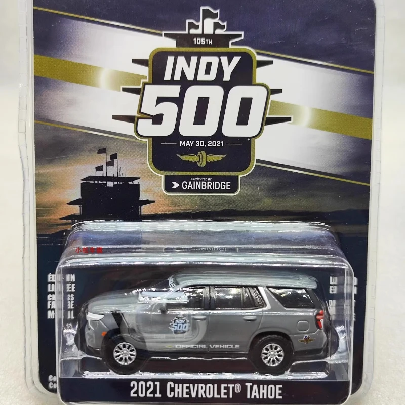 

Greenlight 1:64 2021, Chevrolet Tahoe Indianapolis 500, официальная коллекция автомобилей, игрушки, маленькие подарки, модель, настенная подвеска