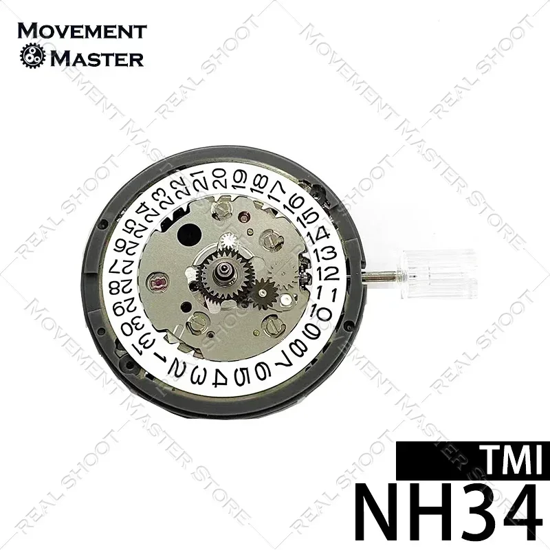 Japanese original brand new NH34A  automatic mechanical movement NH34 4-hand movement watch movement parts