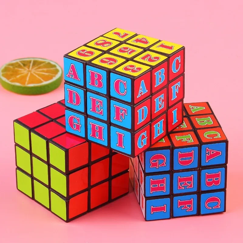 Magic 3x3Cube Puzzle Toy Children Educational Toys Kindergarten Prize Kids Birthday Party Favors Goodie Bag Pinata Fillers Gifts