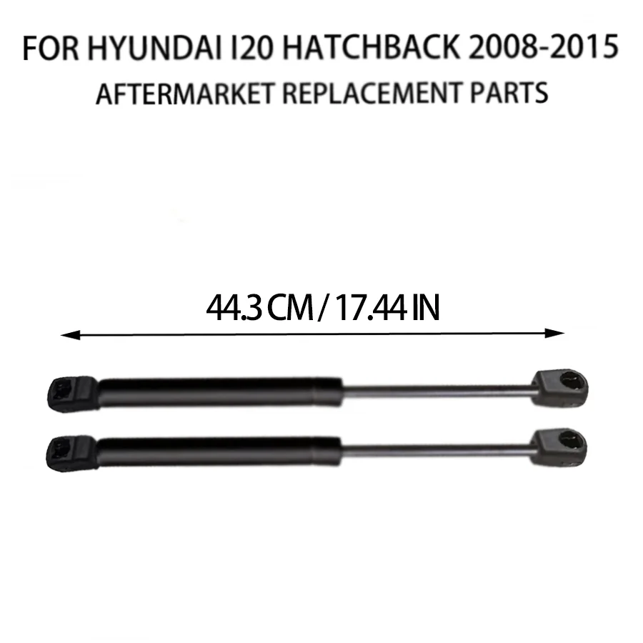 2 قطعة 817701J000 لشركة هيونداي i20 هاتشباك 2008-2015 التمهيد الخلفي الباب الخلفي الدعامات الغاز