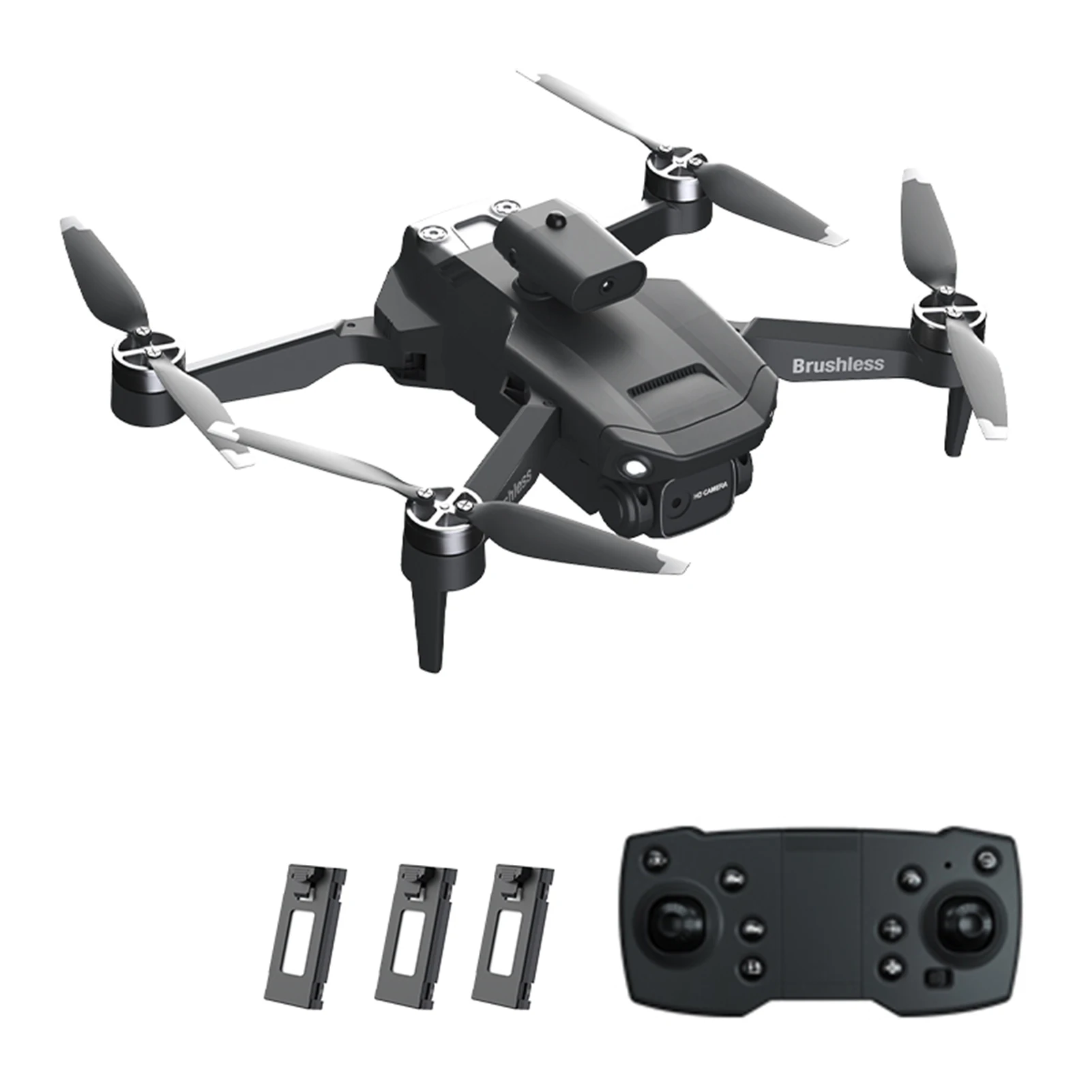 Remote Control Drone with Dual Camera 1080P Brushless Optical Flow Quadcopter Drone WiFi FPV Gesture Photography Follow Flight