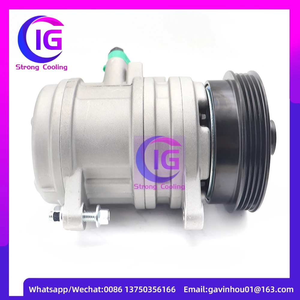 

Auto HS-11 AC Compressor and Clutch For Kia Morning F500DB3AA06 9770107500 97701-07500 977011C100 97701-1C100 4PK