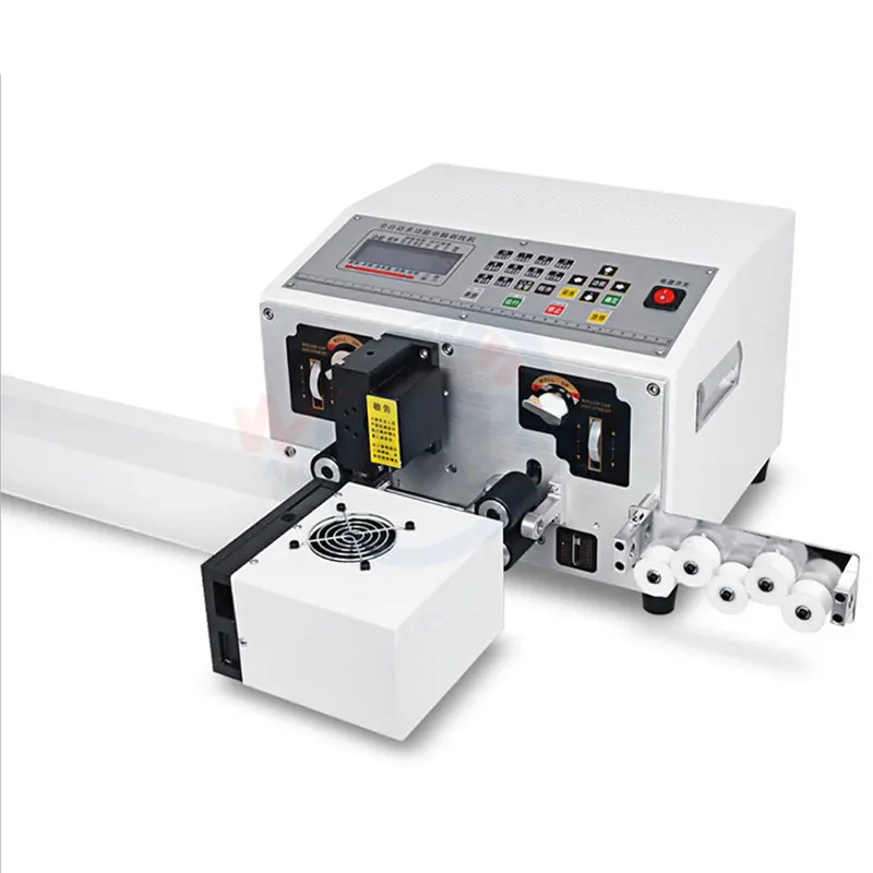 SM-FT1 SM-FT2 Max Dia 6mm two wires flat sheathed cable jacket stripping and inner cores stripping twisting machine