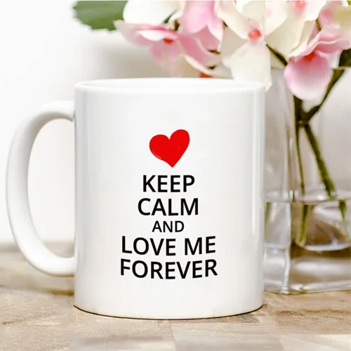 Personalized Keep Calm And Love Me Forever