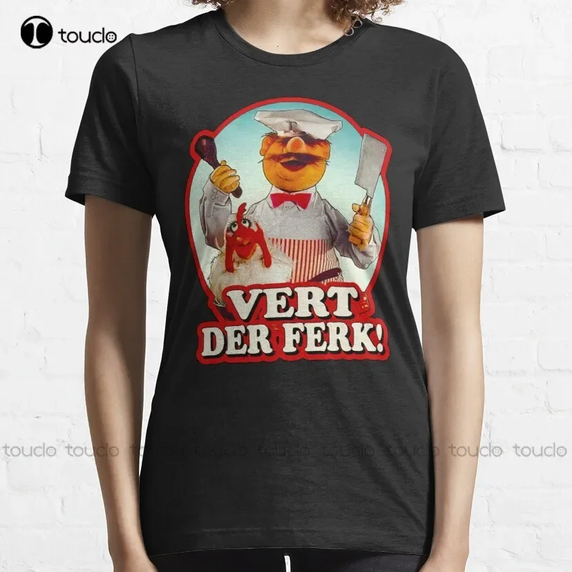 Swedish Chef Vert Der Ferk Vintage T-Shirt Sexy Shirts Custom Aldult Teen Unisex Digital Printing Tee Shirt Xs-5Xl Fashion Funny