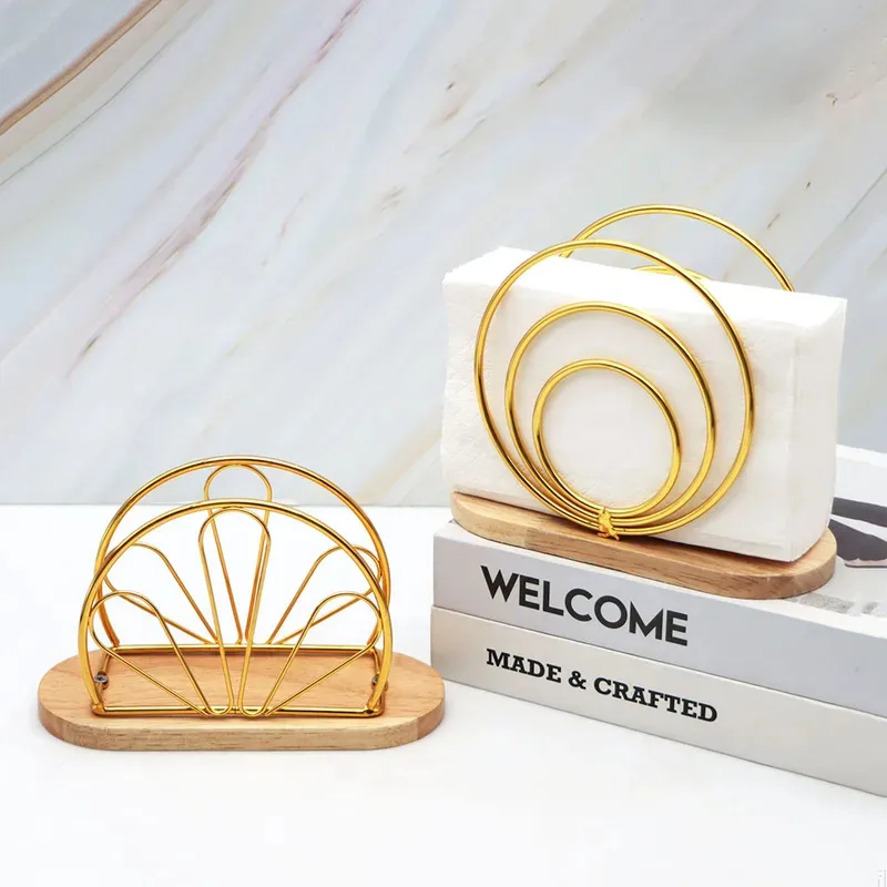 Restaurant & Bar Wooden Napkin Holder, Kitchen Bar Countertop Style, Cocktail Party Decoration, Tissue Organizer