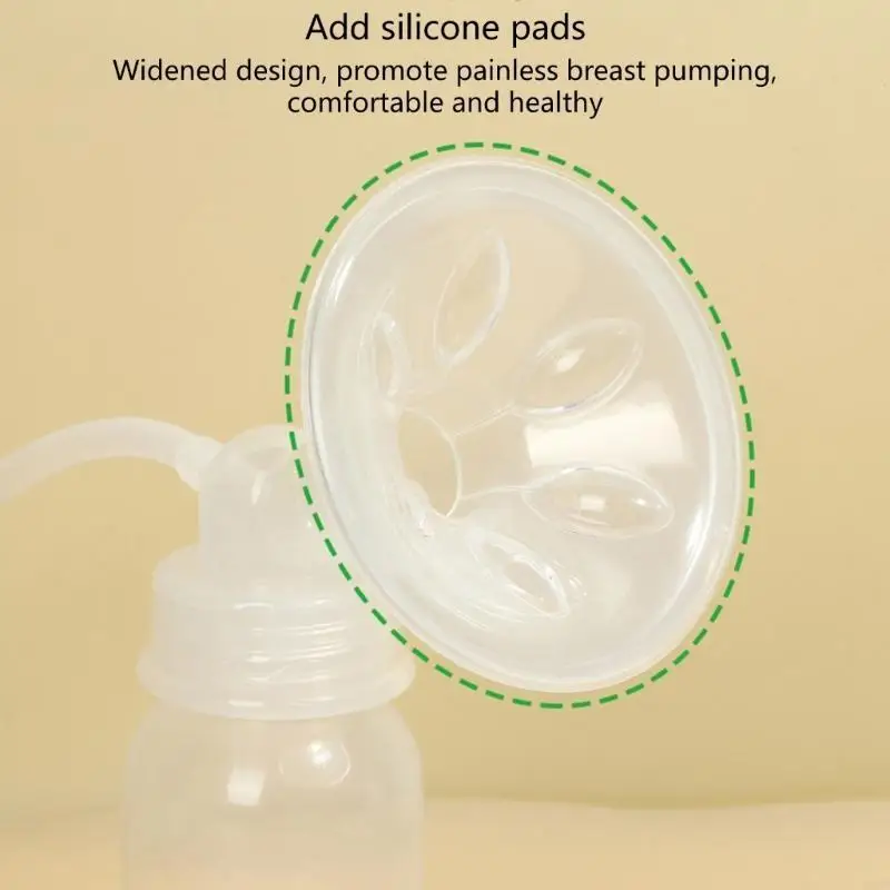 

A5YC Comfortable Breastfeeding Device Handpulled Breast Portable Milk Extractors & Feeding Bottle 125ml Large Capacity