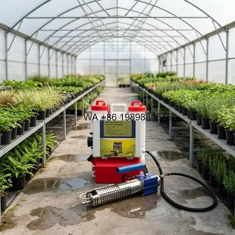 Wmwmnu Handheld Mini Cold Fog Sprayer Lithium for Farm Plant Pesticide Disinfection Mist Fogging