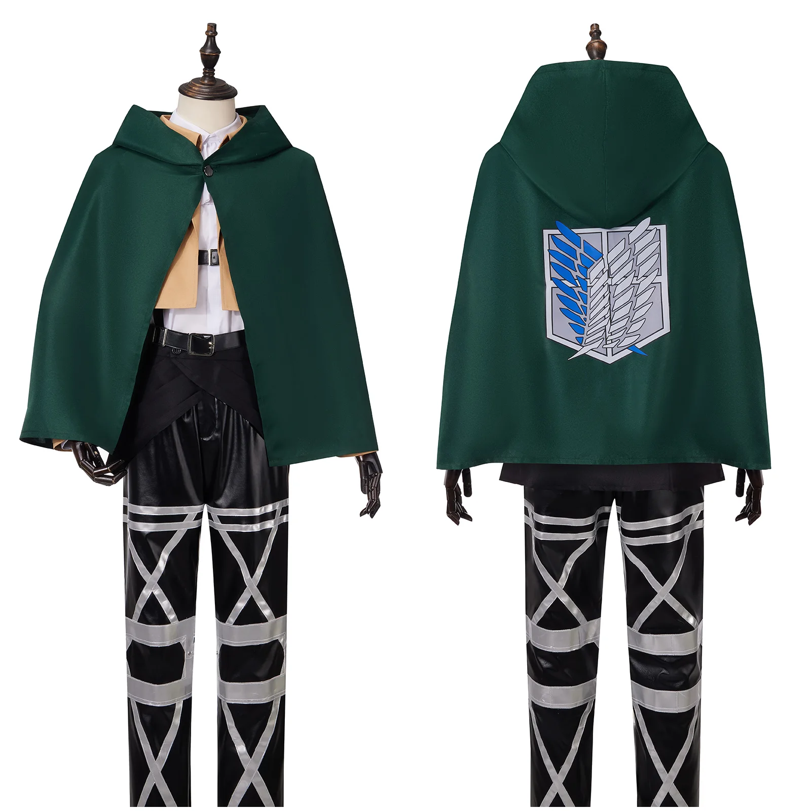 Levi Ackerman Cosplay Costume Cosplay Costume Carnival Party Disguise Outfit Stage Cloth Halloween Gift