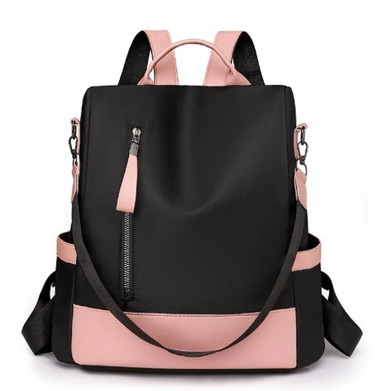 حقيبة ظهر أكسفورد للنساء - حقيبة ظهر خفيفة الوزن للسفر مع جيوب مخفية (حمل كاجوال مقاوم للماء)