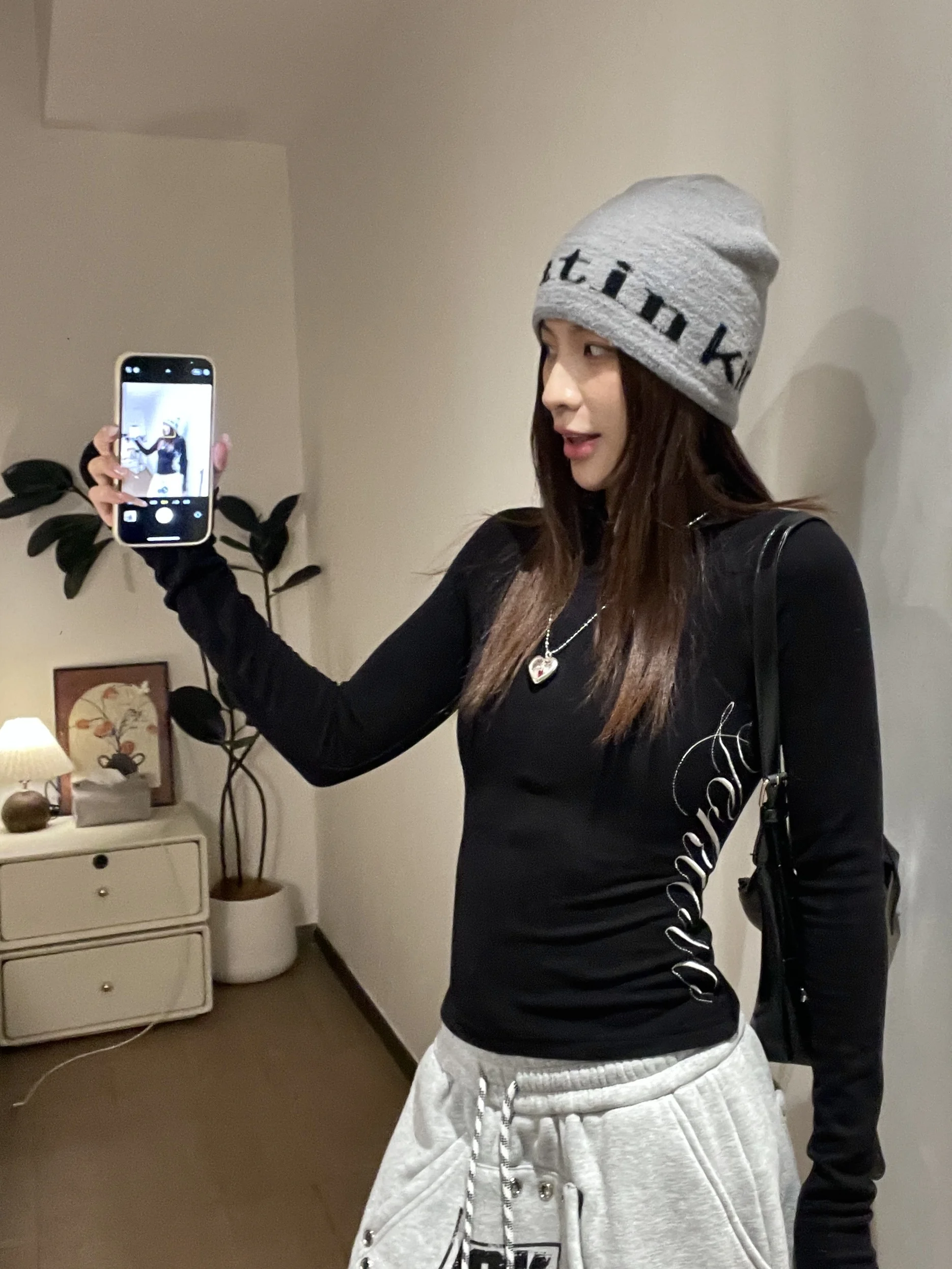 

Slim Fit Long Sve T-irt f High Collar Zipper Inner Wear American Sle Base irt Sweat Absorbent Thiened Autumn Wi...