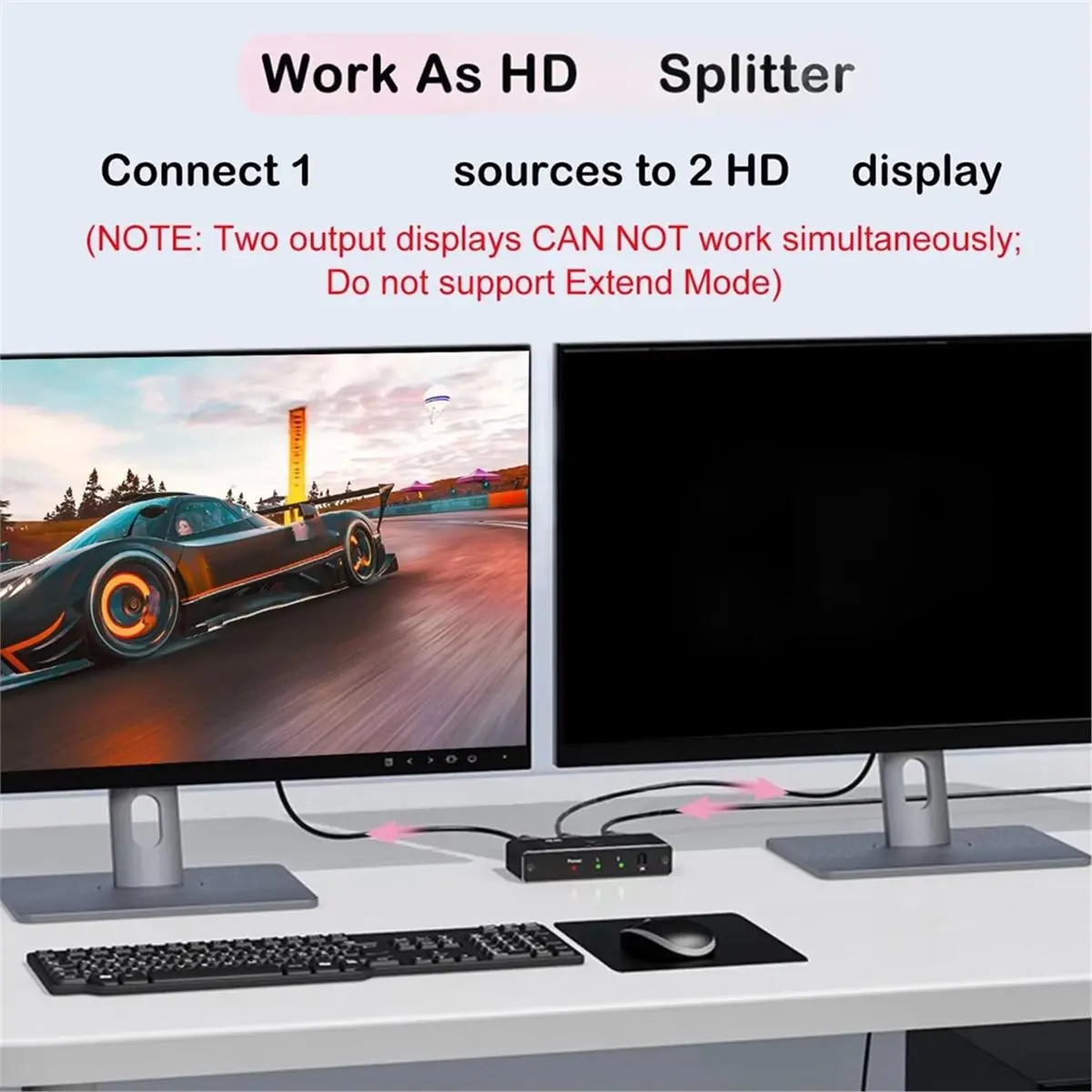 8K 60Hz Bi-Directional -Compatible Switcher 2 in 1 Out 4K 120Hz 2.1 Video Switch 2x1 for PC TV for /5