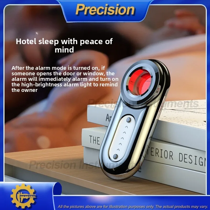 

2026 Portable Mini Camera Detector Hidden Lens Finder with Infrared Scan and Alarm for Hotel Security Spy Camera Locator Tool